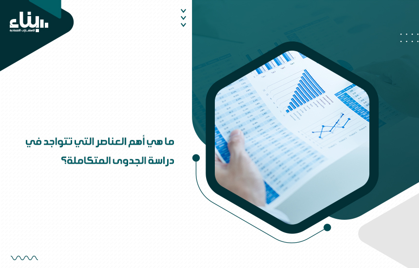 ما هي أهم العناصر التي تتواجد في دراسة الجدوى المتكاملة؟